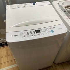 【ネット決済・配送可】ハイセンス　洗濯機