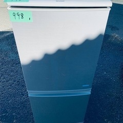 シャープ　ノンフロン冷凍冷蔵庫　SJ-C14C-N