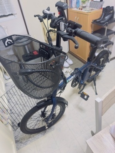 ERWAY-A01 6.4AH 電動アシスト自転車、カバー、カゴ、スマホスタンド付き