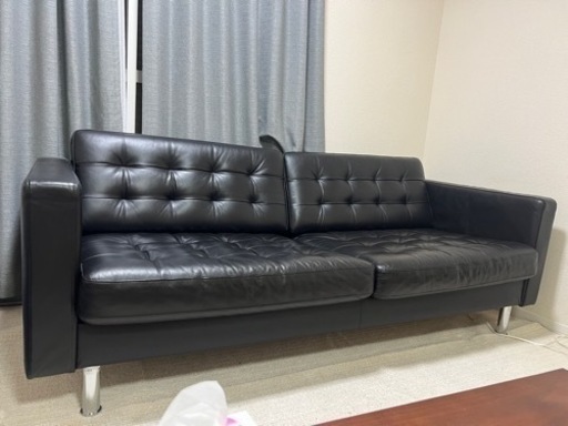 60128 ランズクローナ 本革 LANDSKRONA ソファ イケア 家具