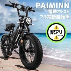 PAIMINN ｜電動アシスト｜電動自転車｜極太タイヤ｜⚠️訳アリ商品