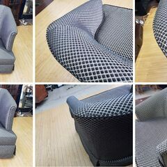 ｂ71　展示品　イタリア製　ファブリック　シングルソファ