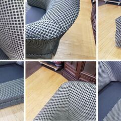 ｂ71　展示品　イタリア製　ファブリック　シングルソファ