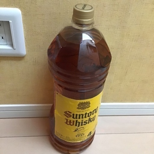 サントリーウイスキー　角　4Lボトル　新品未開封　未開栓