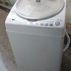 SHARP 洗濯乾燥機 8Kg/4.5g Used・動作確認＆ク...