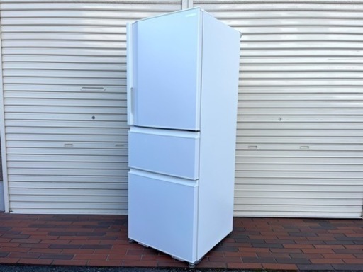 ★美品★TOSHIBA 東芝 2023年製 3ドア 326L 冷凍冷蔵庫 GR-U33SC マットホワイト