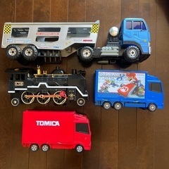 でかいです。トラック、SL、トミカ、マリオカート