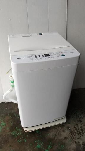 取引中★ハイセンス2020年製4.5kg全自動洗濯機a★