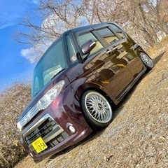 車検満タン　H25年式タントカスタム　2駆　片側パワスラ