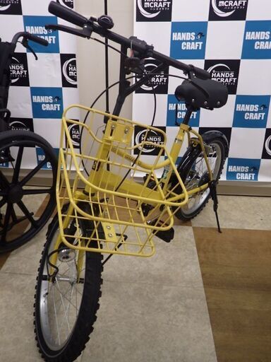 【引取限定】自転車 中古品 アプレミディ 変速無し BAA200-0 サイズ20 ママチャリ かご付き【ハンズクラフト八幡西店】