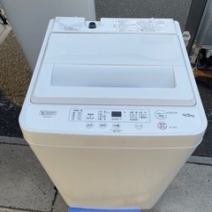 YAMADA 4.5kg洗濯機　YWM-T45H1 2021年製