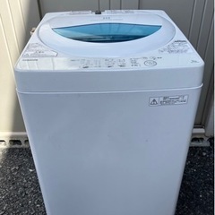 TOSHIBA 洗濯機5kg AW-5G5（W）2017年製