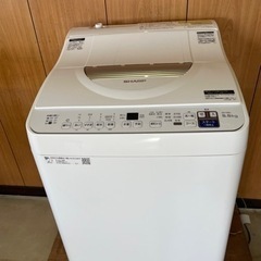 SHARP 洗濯乾燥機 ES-T5E9-W 5.5kg