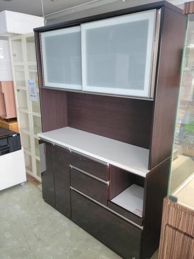 ニトリ　キッチンボードアルミナ2(食器棚)  リサイクルショップ宮崎屋住吉店24.4.28 A