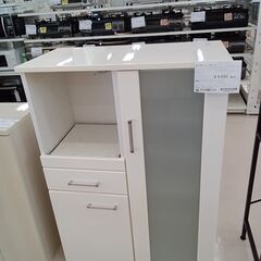 ★ジモティ割あり★  レンジボード ホワイト W80×D42×H...