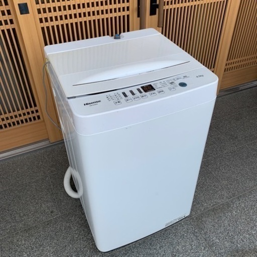 ハイセンス　19年式　洗濯機