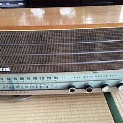 昭和レトロ　ナショナル真空管ラジオ