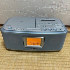 CDプレーヤー　カセットプレーヤー　ラジオ　売ります　大阪