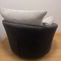 1人用ソファ　1.5人用ソファ　2人用ソファ　回転付き　シングルラウンドソファ