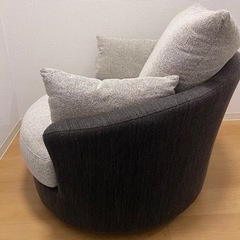1人用ソファ　1.5人用ソファ　2人用ソファ　回転付き　シングルラウンドソファ