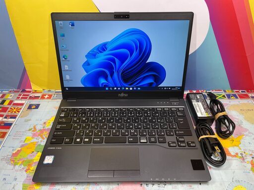 JC0165 美品 富士通 LIFEBOOK U938/S SIMフリー ノートPC 13.3 Win11 office2021