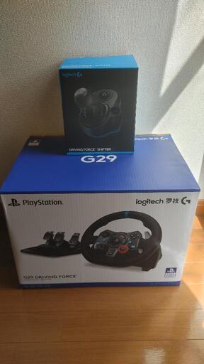 Logitech G29 Driving Force Feedback Racing Wheel Shifter付き　動作確認済み　ハンコン