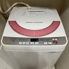 SHARP 洗濯機　ES-GE60R