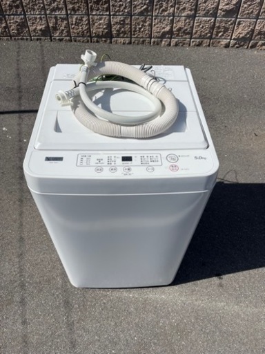 【良状態】 稀使用品 2022年 YAMADA SELECT(ヤマダセレクト) YWMT50H1 全自動洗濯機 (洗濯5.0kg)