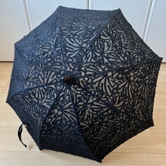 日傘 DEMODEE てんとう虫チャームが可愛い日傘(美品)