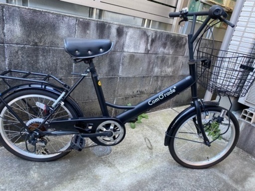 ミニベロComO'rade(コモラード)　つや消しブラック自転車　サイマで購入