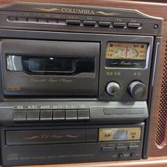 【動作美品】COLUMBIA GP-28 音聴箱 卓上型ステレオシステム 保管品 COLUMBIA卓上型ステレオシステムレコードプレーヤーGP-28