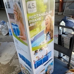 新品　インテックス　プール　カバー付　4.5m ×2.2m  大型