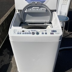 シャープ 洗濯機 ES-TG55L 5.5Lタイプです　K-652