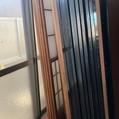 木製ガラス戸　ガラスドア　障子　