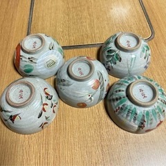 値下げ　新品未使用　丹山窯　お茶碗　5個セット