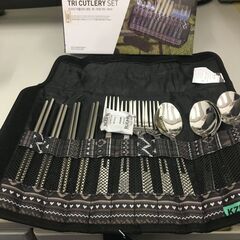 キャンプ用品　＝未使用品＝　KZM TRI Cutlery set①