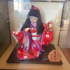 日本人形　花童女