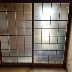 昭和４０年ごろのガラス戸１3まいくらい