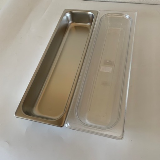 キャンブロ フードコンテナー 蓋付きプラスチック ステンレス 2セット 容器 業務用 レストラン 居酒屋 食堂