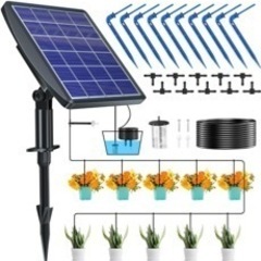 ソーラー充電　自動水やり機器