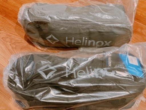 Helinox（ヘリノックス）のチェア二脚組、新品未使用！