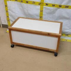 0228-065 IKEA 木製収納ボックス APA ※キャスタ...