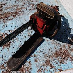 👍エンジン式チェーンソー ☝️現在、不動です！