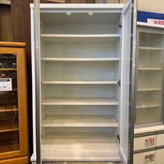 【愛品館八千代店】ニトリ　2枚扉食器棚　アルミナ2