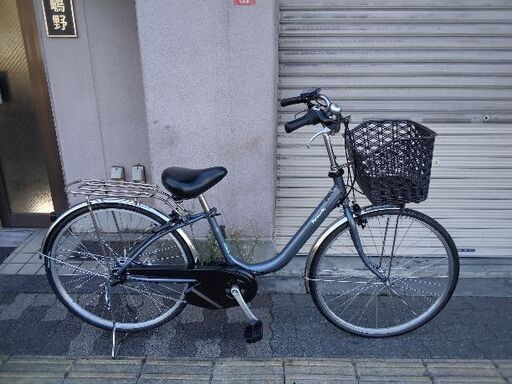 ❮本体のみ❯[Panasonic] ViVi(ビビ)YX 26吋電動アシスト自転車(プラズマグレー)