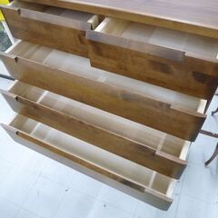 ハイチェスト 7段 幅105×奥行46×高さ148cm ダークブラウン 箪笥 タンス