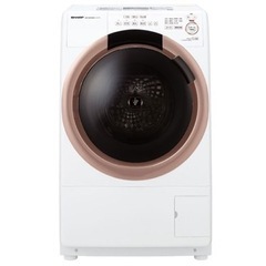 【受け渡し決定】高年式❣️SHARPシャープ　ドラム式洗濯乾燥機[プラズマクラスター]【洗濯7.0kg/乾燥3.5kg/左開き】ES-S7G-NL