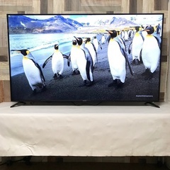 即日受渡❣️ 4K65型ワイド液晶モニター大迫力画面で。54500円