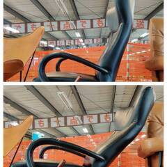 【愛品倶楽部柏店】カリモク/karimoku CHITANO/チターノ ストラド 本革 パーソナルチェア R15910K496