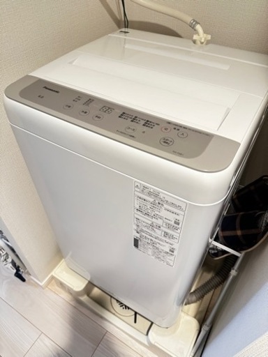 【使用回数20回】洗濯機(Panasonic)